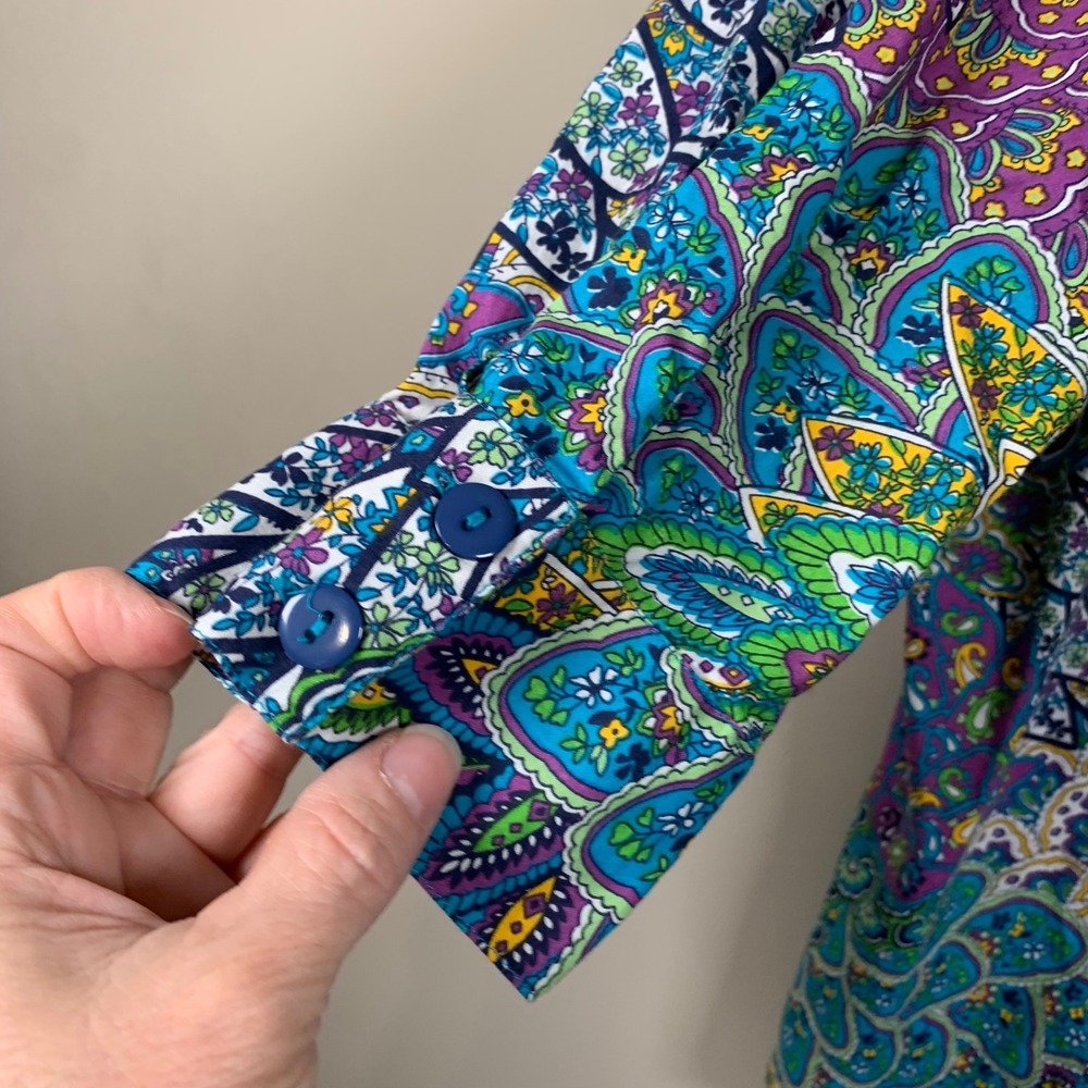 Norm Thompson Escape the Ordinary Colorful Blouse Size 1X - Picture 10 of 10